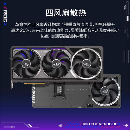 Asus/华硕ROG/TUF电竞RTX5080游戏16G显存显卡 支持4K显示器